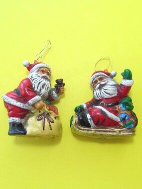 Vintage Santa ornament